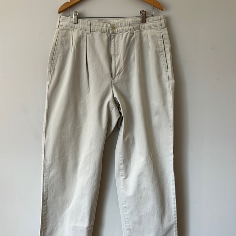 Ralph Lauren polo khaki slacks, size 36 x 34. Barely worn.